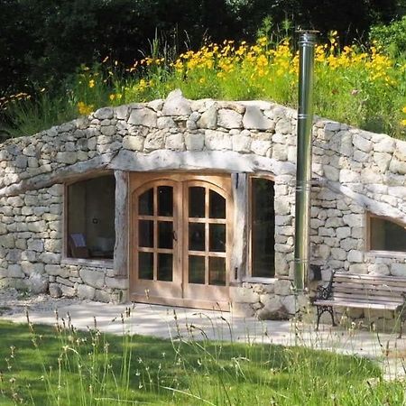 Maison Terre Les Cabanes De Fallot - Sauna Bain-Froid Piscine Naturelle L'isle-Bouzon Exterior foto